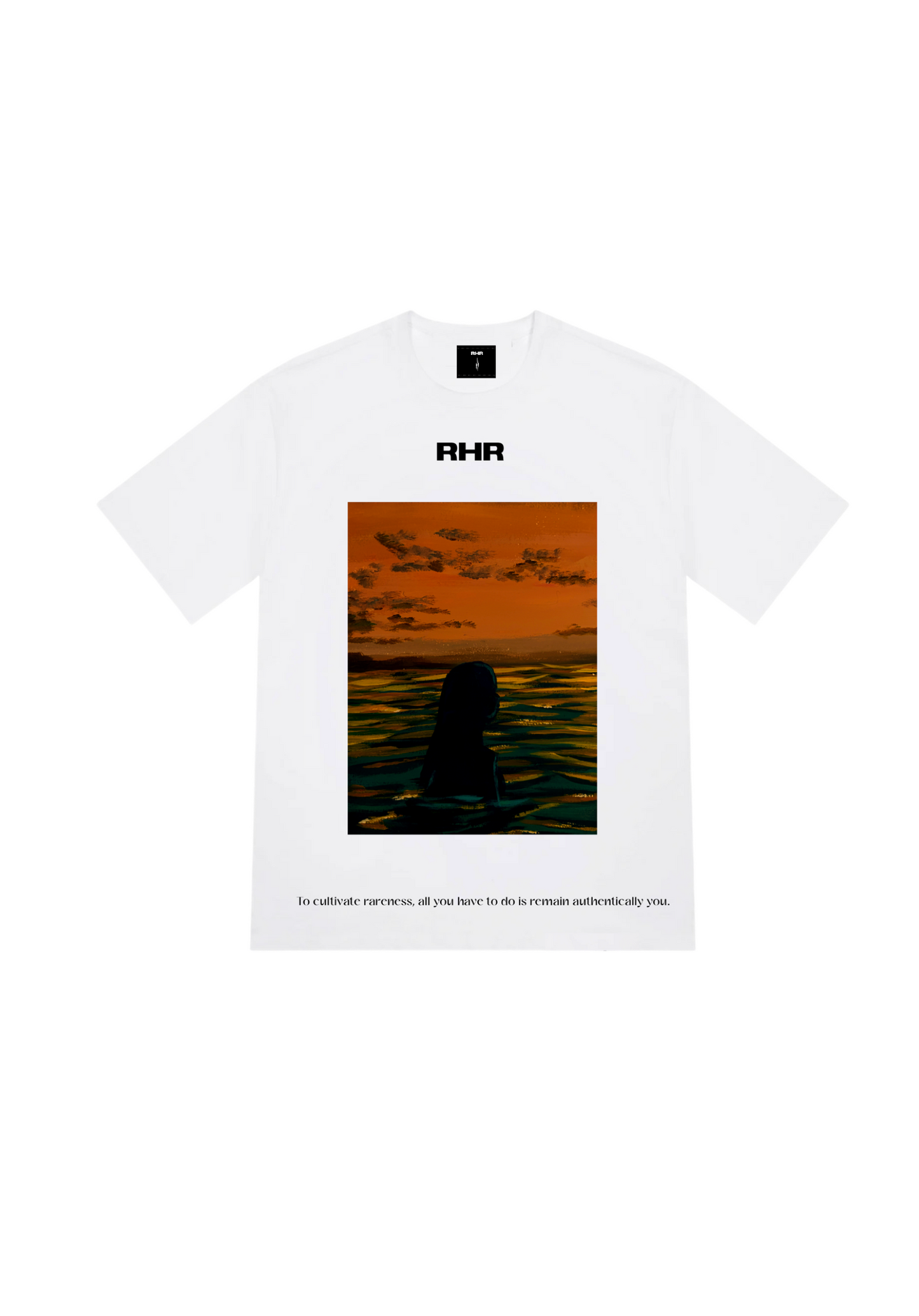 RHR RIVER TEE [WHITE]